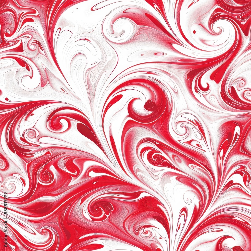 A close-up image of an abstract pattern featuring swirling red and white colors, resembling marble or paint. The colors blend together creating a fluid and dynamic design. A close-up image of an abstract pattern featuring swirling red and white colors, resembling marble or paint. The colors blend together creating a fluid and dynamic design.