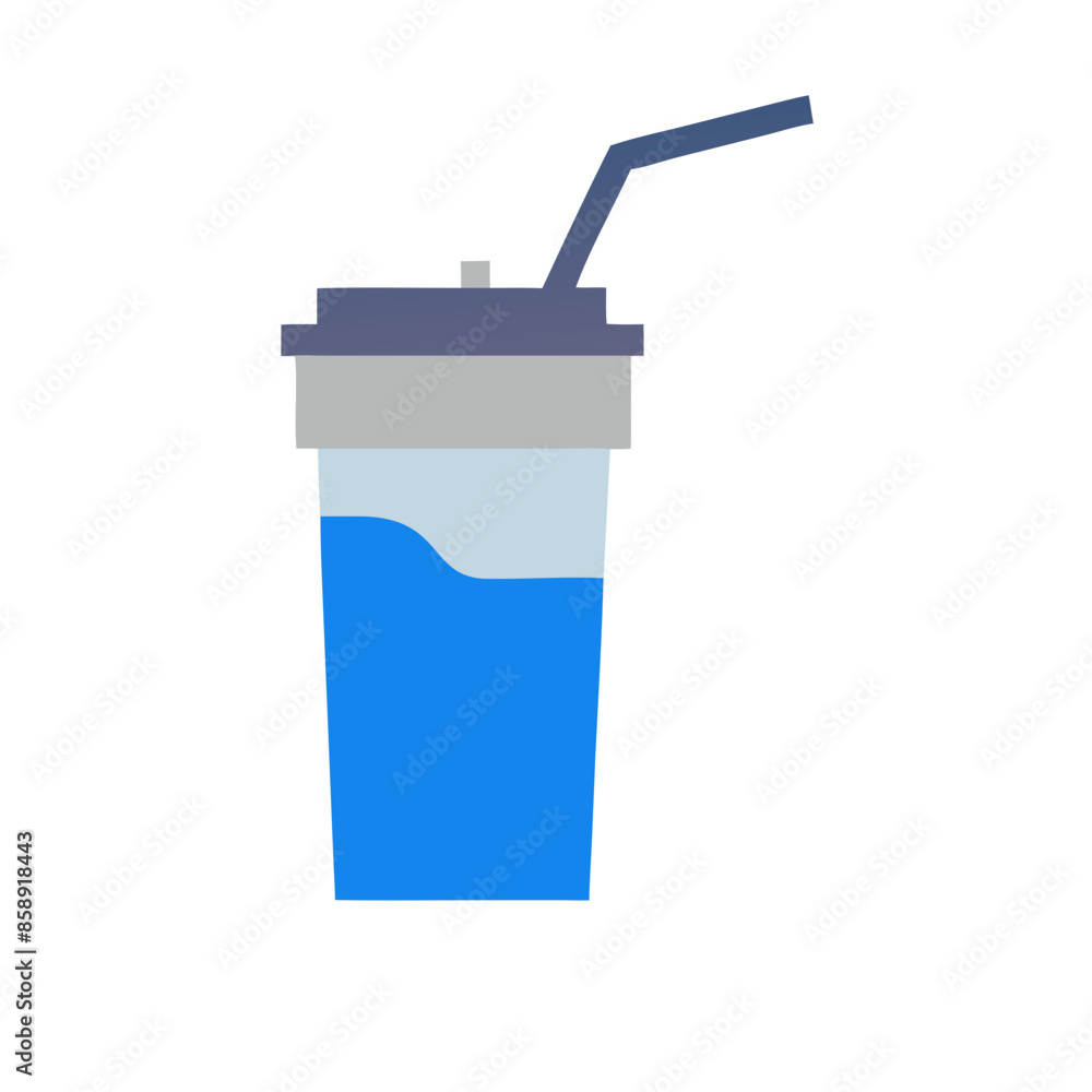 illustration of a soda cup illustration of a soda cup