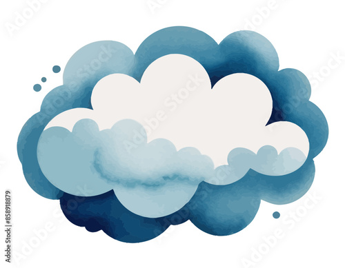 Blue clouds, vector graphic, wektor, niebieskie chmury, chmury, clouds