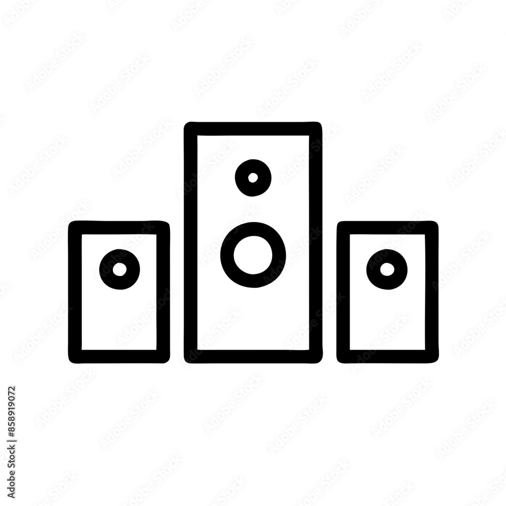 set of speakers set of speakers