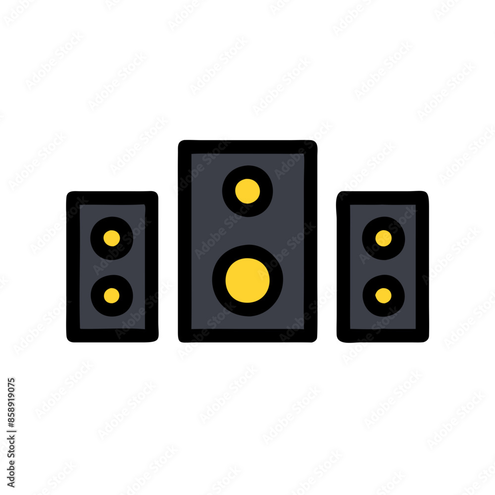 set of speakers set of speakers