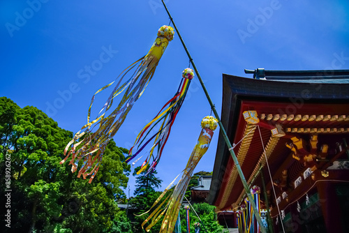鎌倉・鶴岡八幡宮の七夕飾り