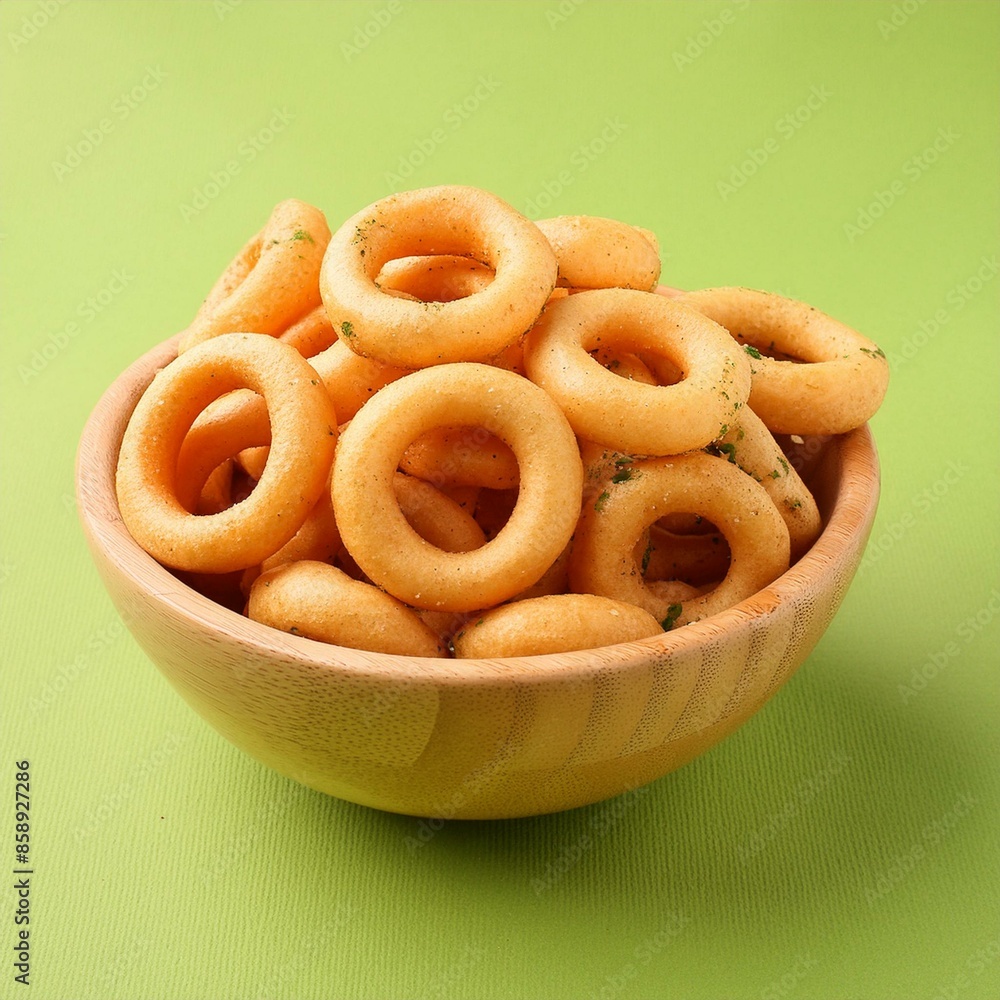 Round crunchy corn rings Round crunchy corn rings