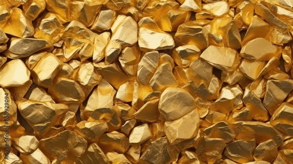 Abstract gold stones wall texture background banner wall - Golden backdrop wallpaper pattern, Generative AI Abstract gold stones wall texture background banner wall - Golden backdrop wallpaper pattern, Generative AI