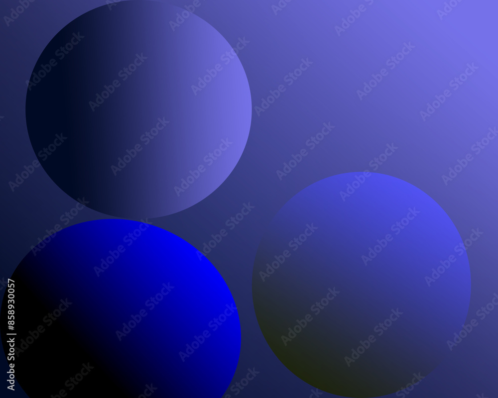 Abstract 3D elliptical object with a soft dark blue gradient background Abstract 3D elliptical object with a soft dark blue gradient background
