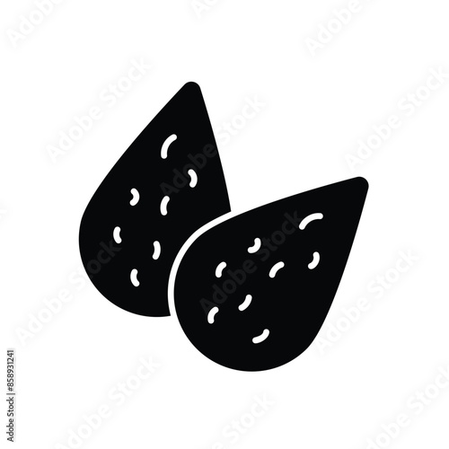Almond vector icon