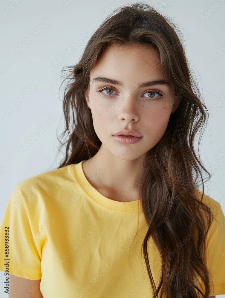 Woman in Yellow T-Shirt Woman in Yellow T-Shirt