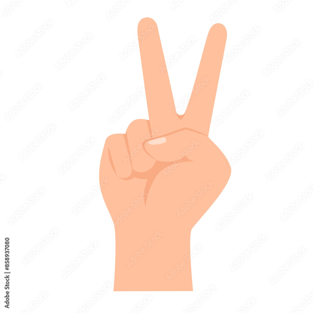 Hand Gesture Illustration Hand Gesture Illustration