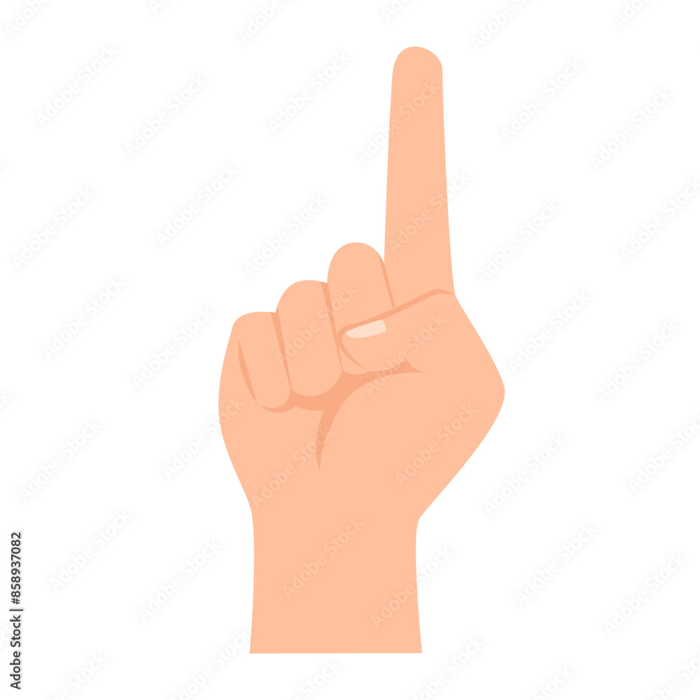 Hand Gesture Illustration Hand Gesture Illustration