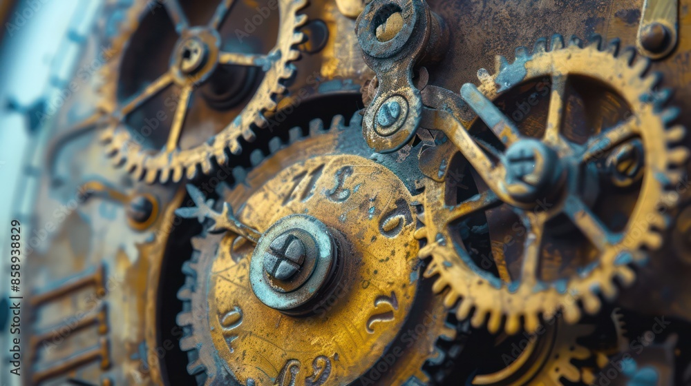 old metal clock old metal clock
