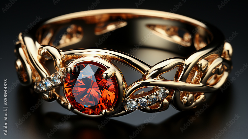 The Unique Journey of a Fiery, One-of-a-Kind Wedding Ring