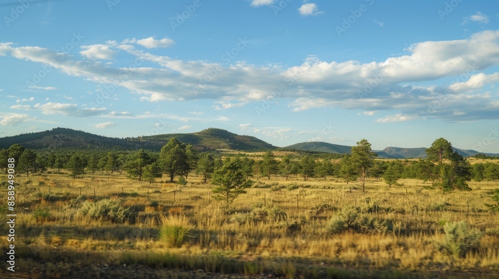 As we crossed the border the scenery outside our window shifted from vibrant forests to vast plains. As we crossed the border the scenery outside our window shifted from vibrant forests to vast plains.