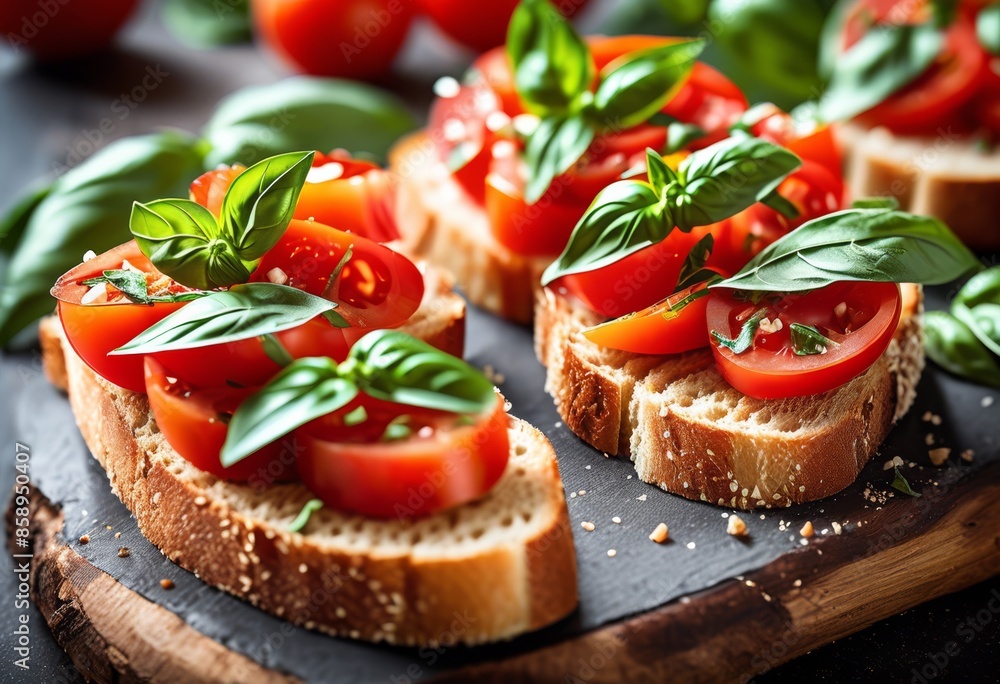 fresh tomato basil bruschetta crispy bread slices, tasty, delicious, appetizer, italian, herbs, olive, oil, garlic, seasoned, snack, food, popular, recipe fresh tomato basil bruschetta crispy bread slices, tasty, delicious, appetizer, italian, herbs, olive, oil, garlic, seasoned, snack, food, popular, recipe