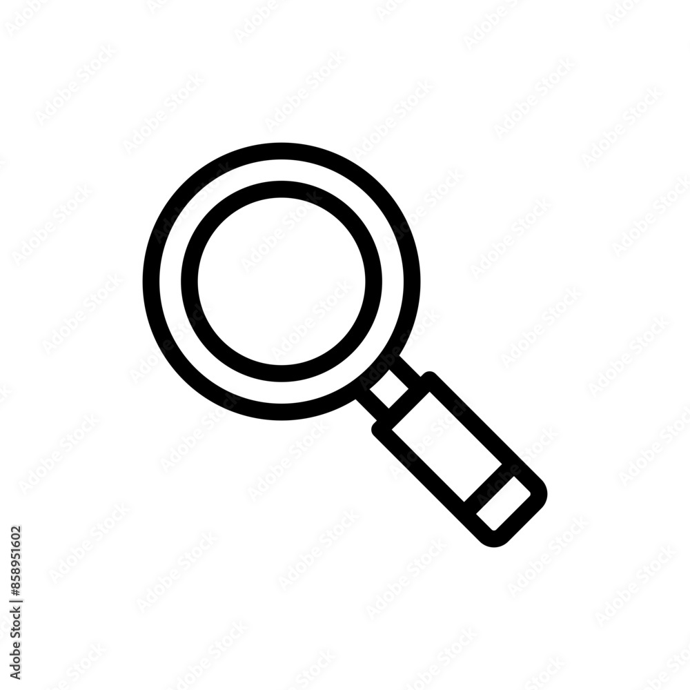 Search Magnifying Glass Icon Perfect for Web and Application Searches Search Magnifying Glass Icon Perfect for Web and Application Searches