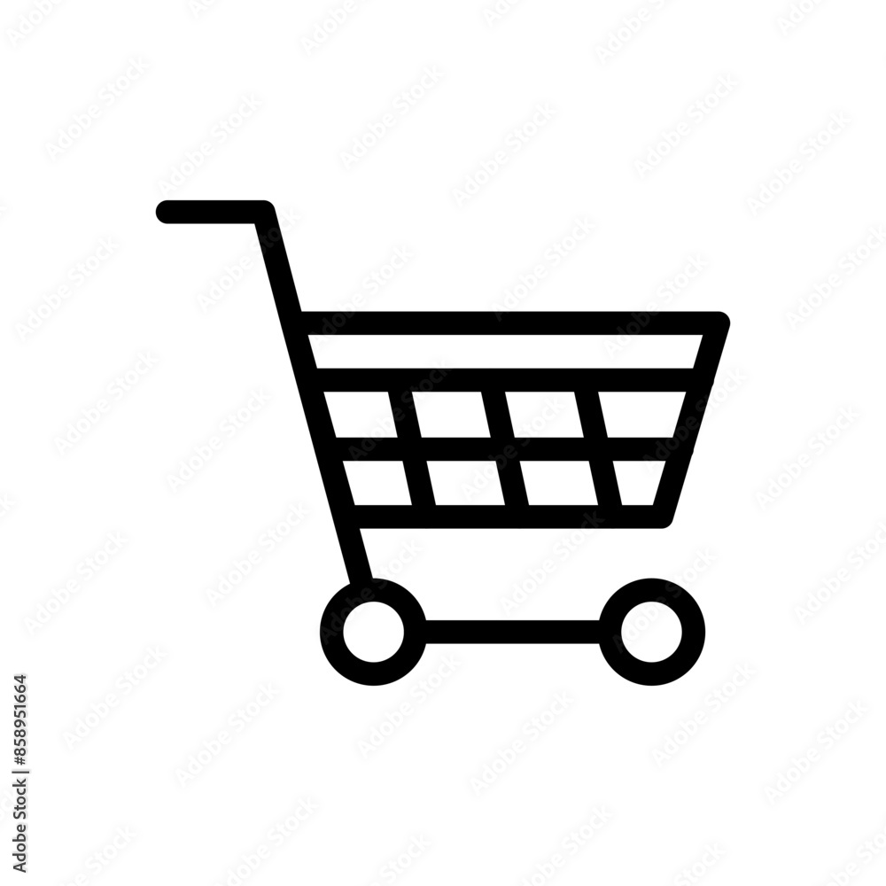 Shopping Cart Icon Ideal for E-commerce and Retail Shopping Cart Icon Ideal for E-commerce and Retail