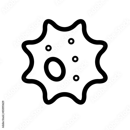 Microorganism Icon Perfect for Biology and Science Illustrations