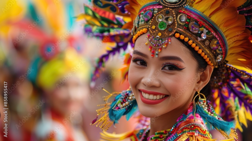 Traditional cultural festival with colorful costumes folk dances and cultural performances A celebration of heritage and tradition showcasing the rich cultural diversity and festive spirit of the