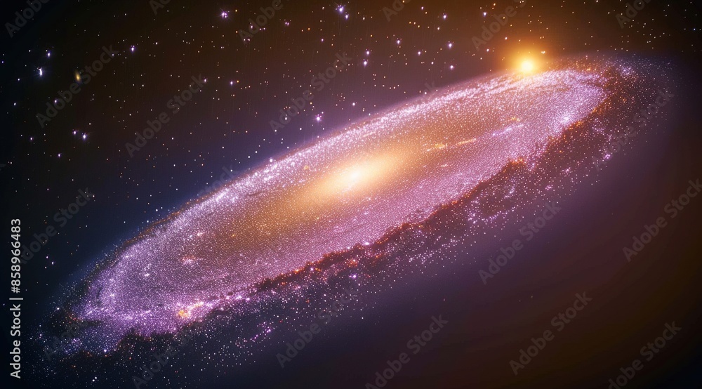 Fototapeta premium planet with space