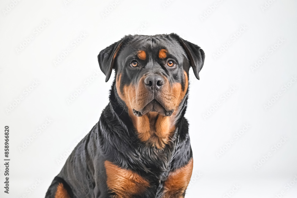 Fototapeta premium Rottweiler Dog Portrait