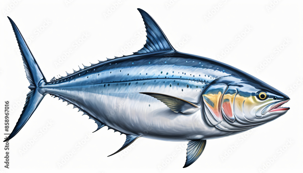 Obraz premium Drawing tuna