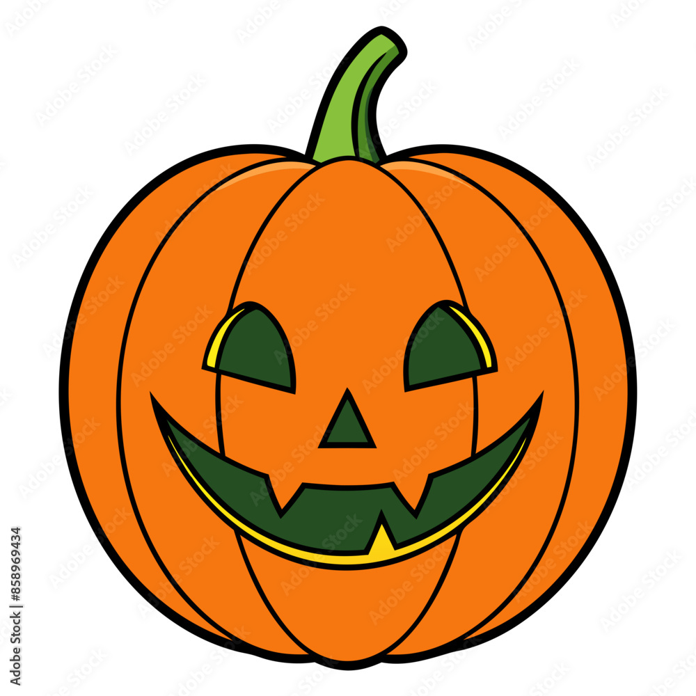 Halloween pumpkin vector illustration Halloween pumpkin vector illustration