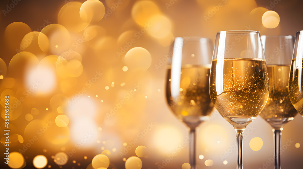 wine glass with sparkling background wine glass with sparkling background