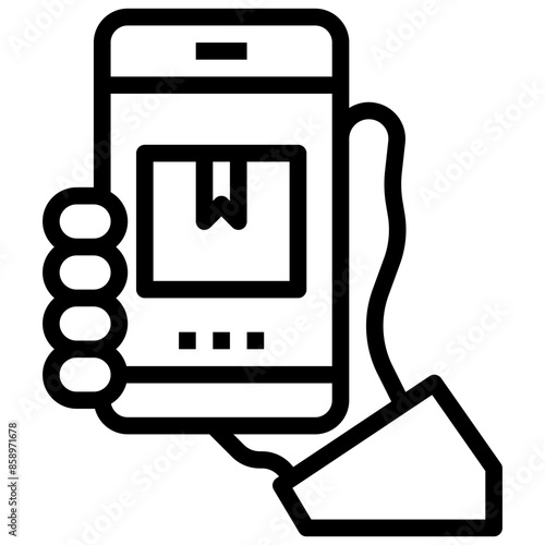 holding,electronics,mobile phone,delivery,communications,smartphone,hand,box.svg