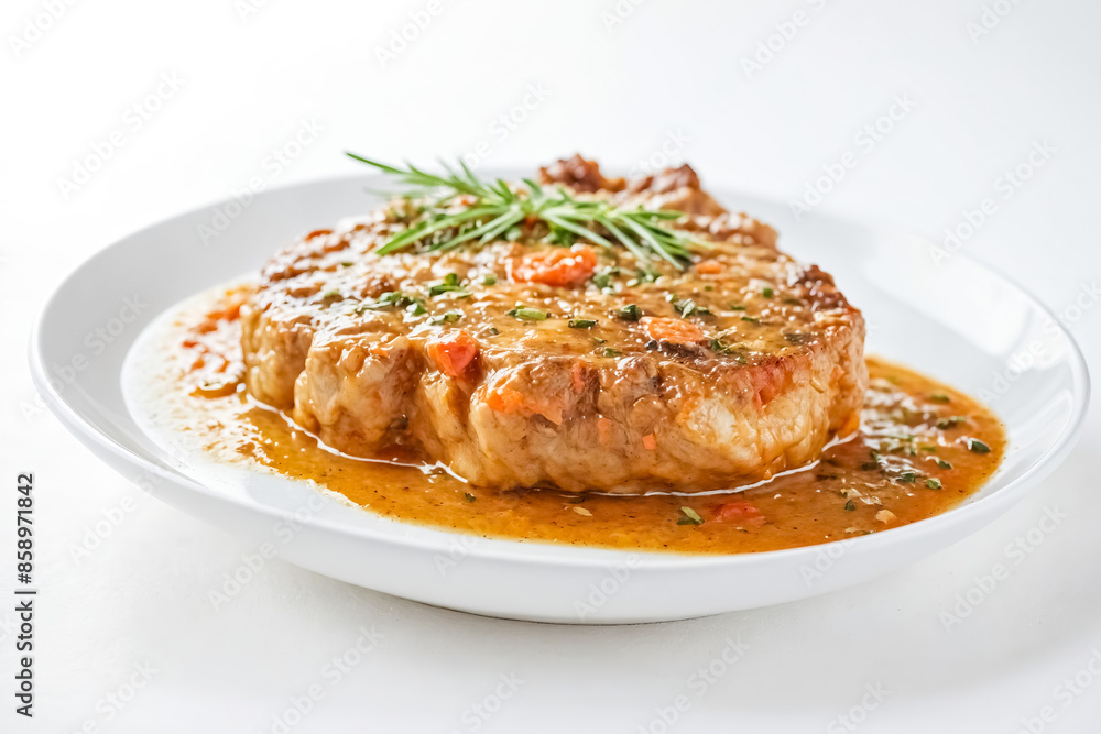 Pork Chop with Rosemary and Carrots Pork Chop with Rosemary and Carrots