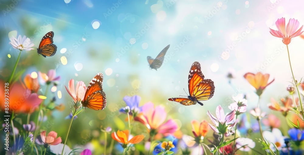 Observe the delicate dance of butterflies as they flit from flower to flower, their colorful wings painting the air with beauty and grace. Observe the delicate dance of butterflies as they flit from flower to flower, their colorful wings painting the air with beauty and grace.