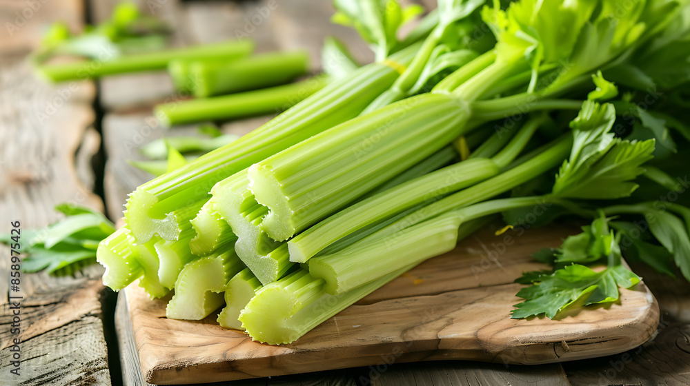 Fresh celery, healthy food photography Fresh celery, healthy food photography