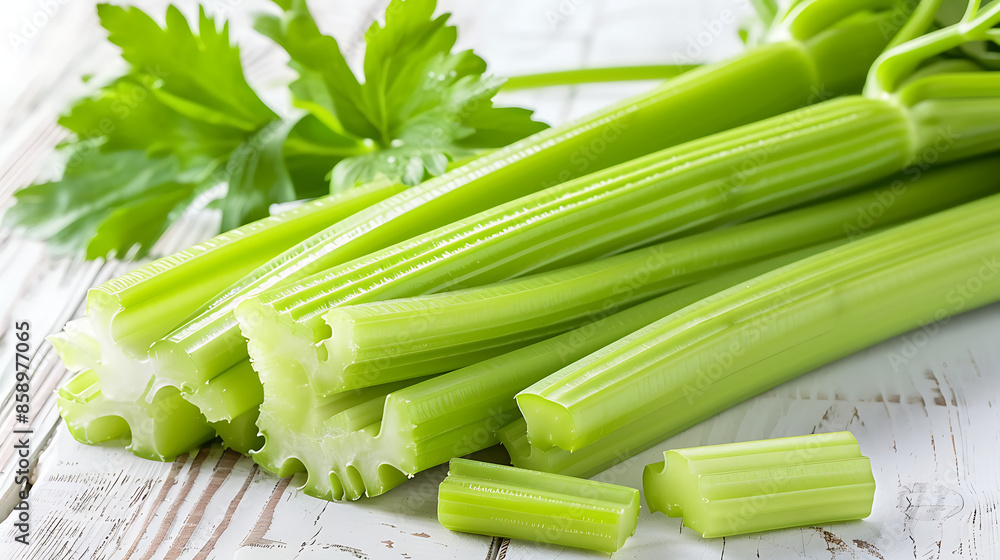 Fresh celery, healthy food photography Fresh celery, healthy food photography