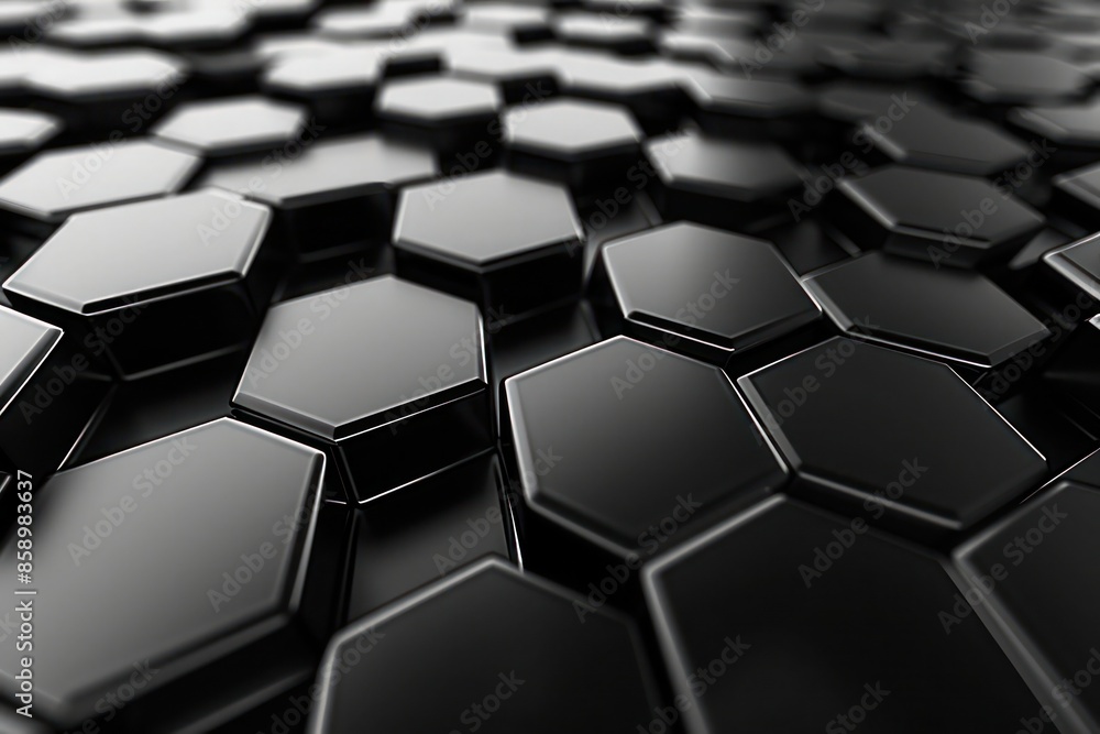 Abstract Background, a sleek 3D honeycomb pattern in a monochromatic black and white gradient, with precise geometric alignment and subtle lighting effects, Abstract Background, a sleek 3D honeycomb pattern in a monochromatic black and white gradient, with precise geometric alignment and subtle lighting effects,
