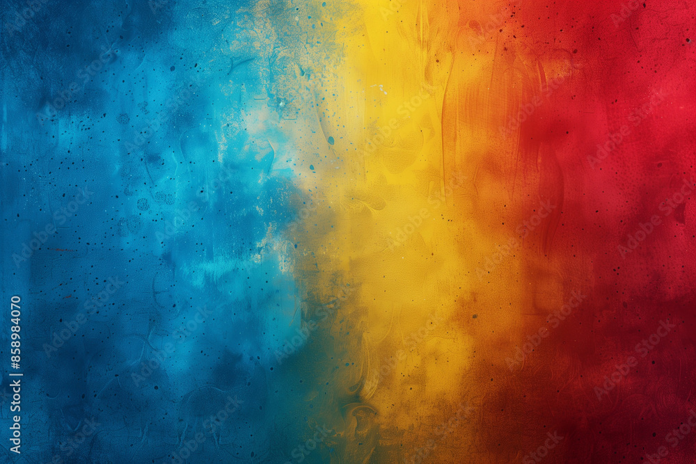 colorful abstract painting with blue, red, and yellow colors. The painting has a lot of texture and he is a bit messy. The colors seem to be mixed together in a way that creates a sense of movement colorful abstract painting with blue, red, and yellow colors. The painting has a lot of texture and he is a bit messy. The colors seem to be mixed together in a way that creates a sense of movement