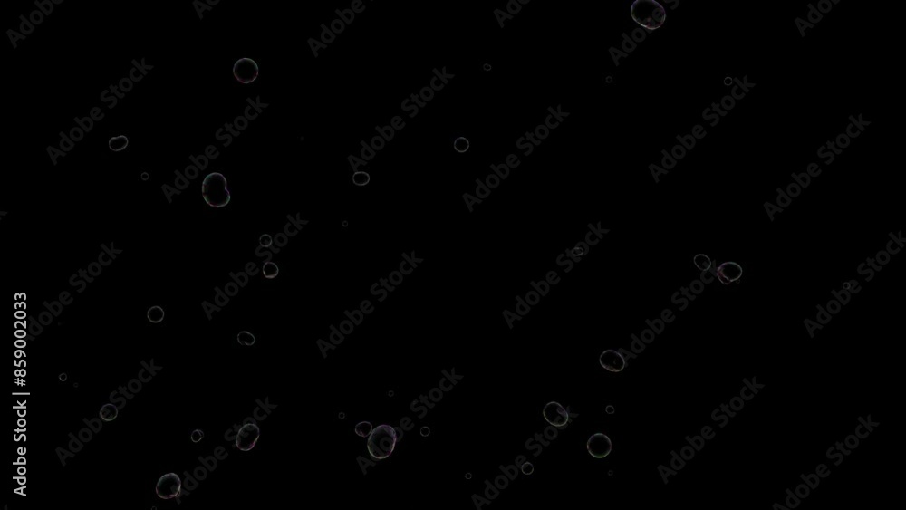 realistic bubble float animation black background realistic bubble float animation black background