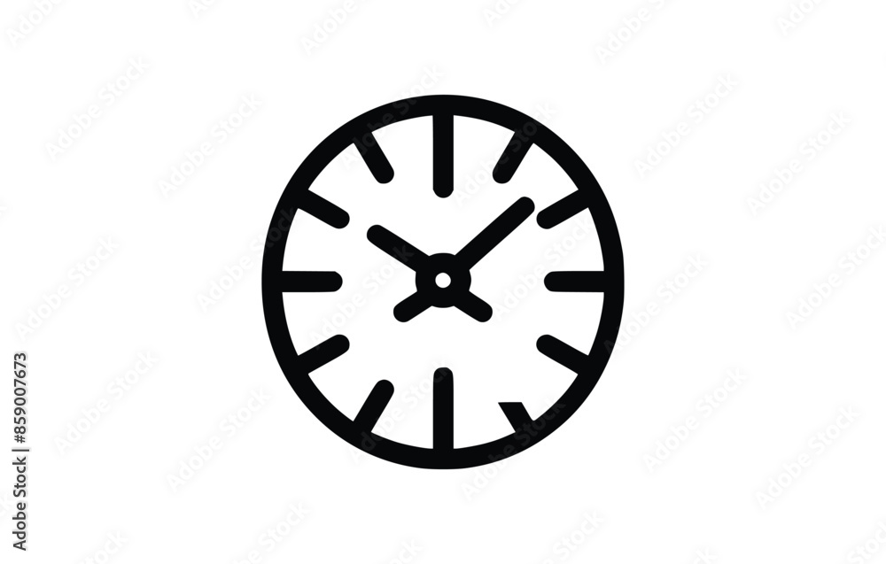 clock icon design vector illustration . clock icon design vector illustration .
