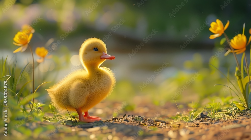 close up photo baby duck close up photo baby duck