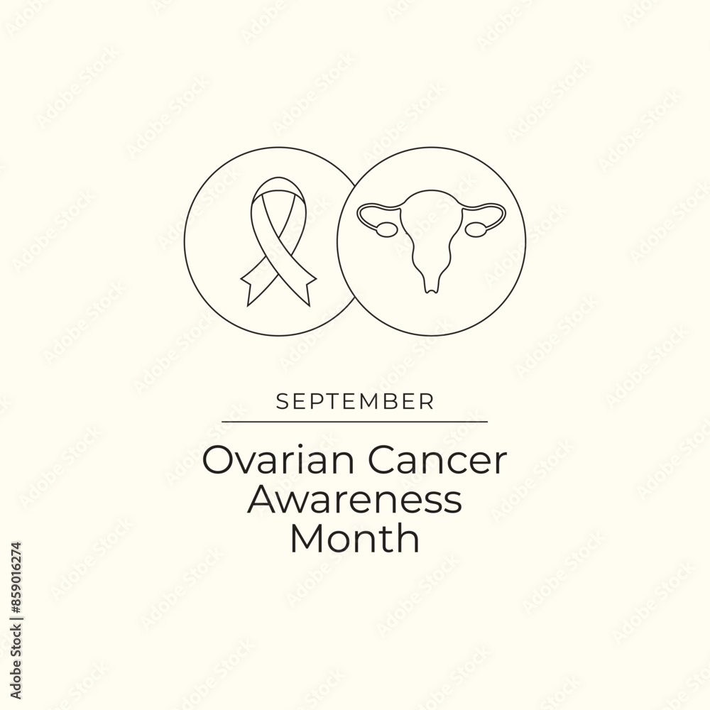 Ovarian Cancer Awareness. Line art design. Vector line art. Continuous line. Good for usage template. Template celebration. eps 10. Ovarian Cancer Awareness. Line art design. Vector line art. Continuous line. Good for usage template. Template celebration. eps 10.