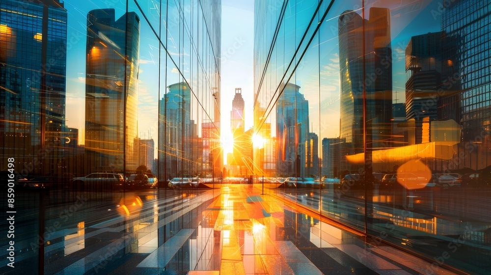 Fototapeta premium Transform your vision into reality with our dynamic corporate consultancy services.
