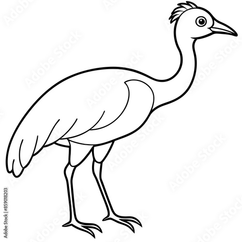 illustration of a crane