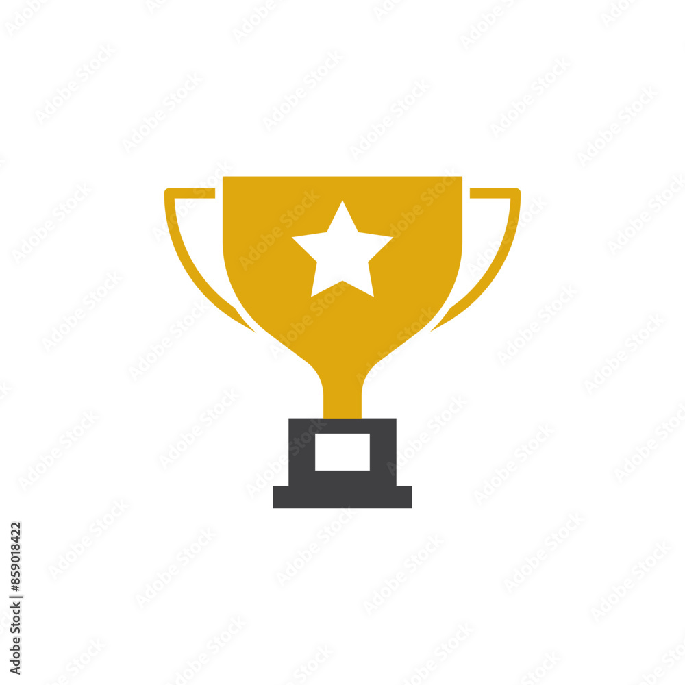 Trophy icon vector Trophy icon vector