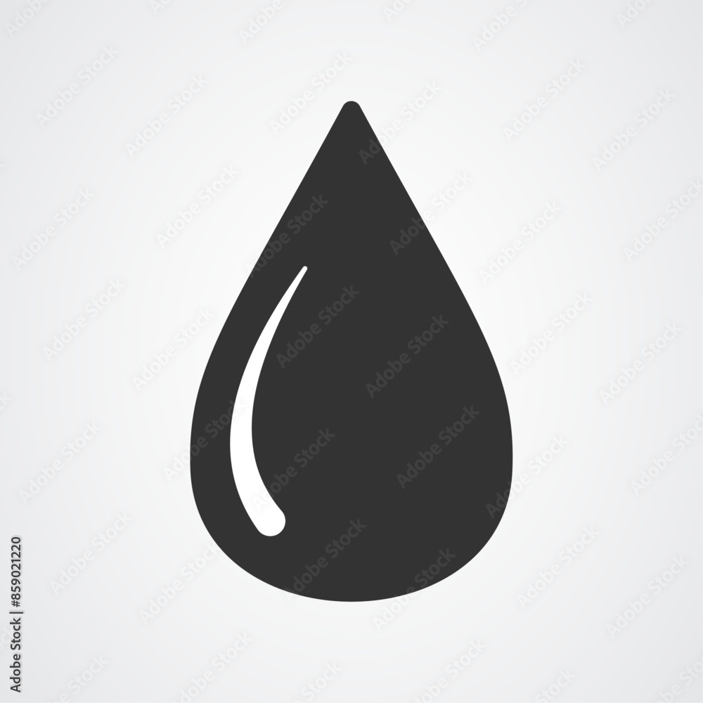 Drop symbol. Easy editable vector design. Drop symbol. Easy editable vector design.