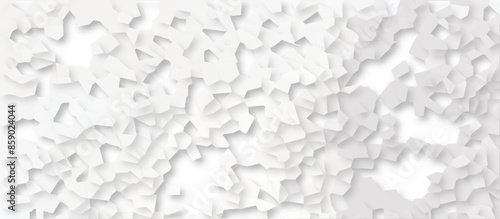 Abstract white and gray broken stained glass background design with line. geometric pattern with 3d shapes vector Illustration. white broken wall paper in decoration.	
