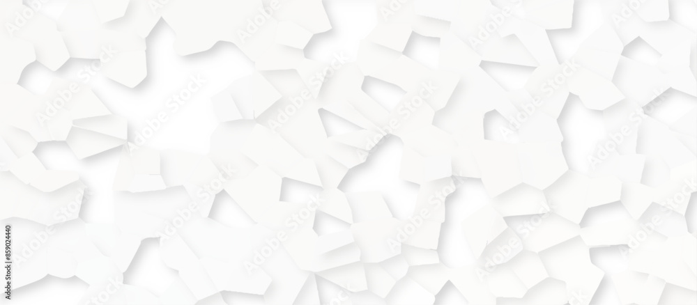 Abstract white broken stained glass background design with line. geometric pattern with 3d shapes vector Illustration. white broken wall paper in decoration.
Abstract white broken stained glass background design with line. geometric pattern with 3d shapes vector Illustration. white broken wall paper in decoration.