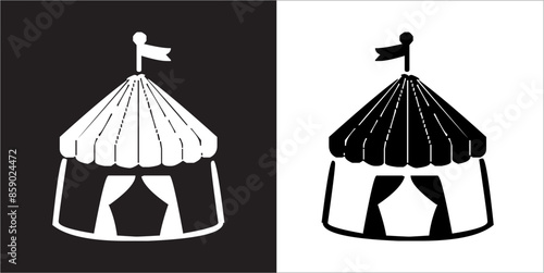 . IIlustration Vector graphics of Amusement Park icon