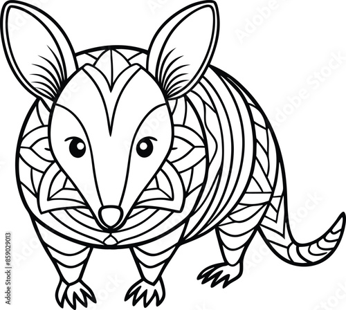 animal manadala coloring pages for stressrelief 