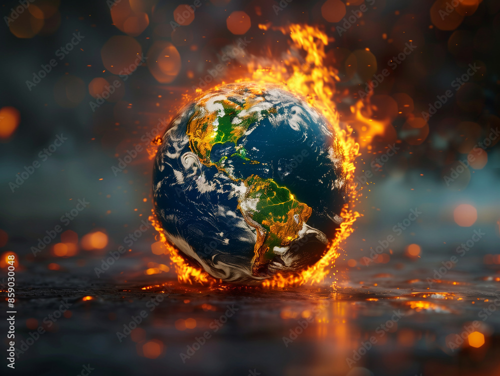 Global Warming Catastrophe: Earth Ablaze Global Warming Catastrophe: Earth Ablaze