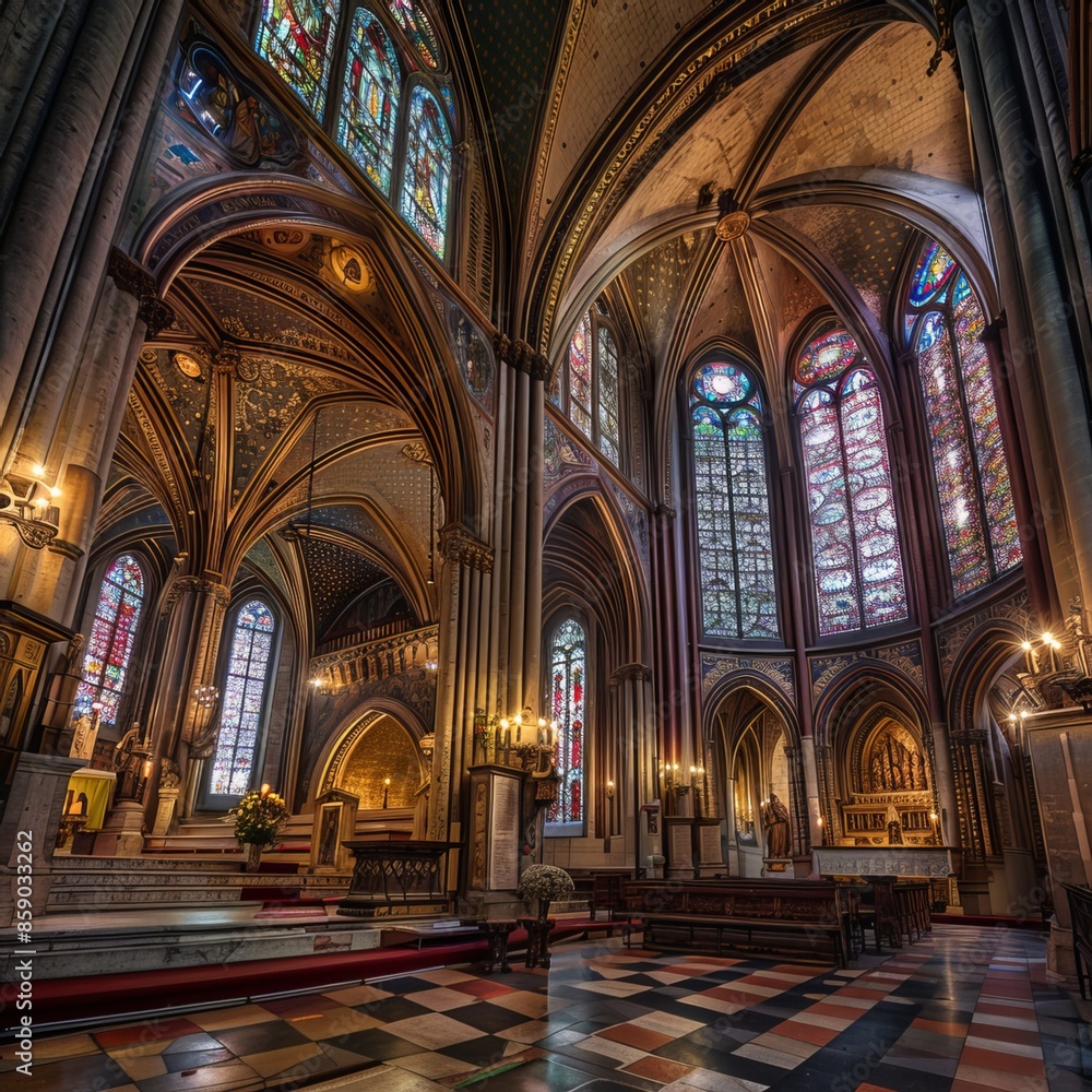 holy temples of the Christian religion. Generative AI holy temples of the Christian religion. Generative AI