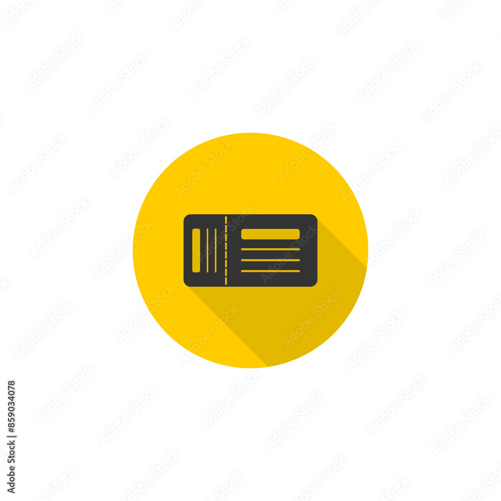 Ticket icon isolated on transparent background Ticket icon isolated on transparent background