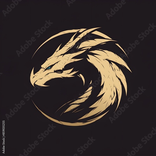 dragon mascot logo, dragon logo