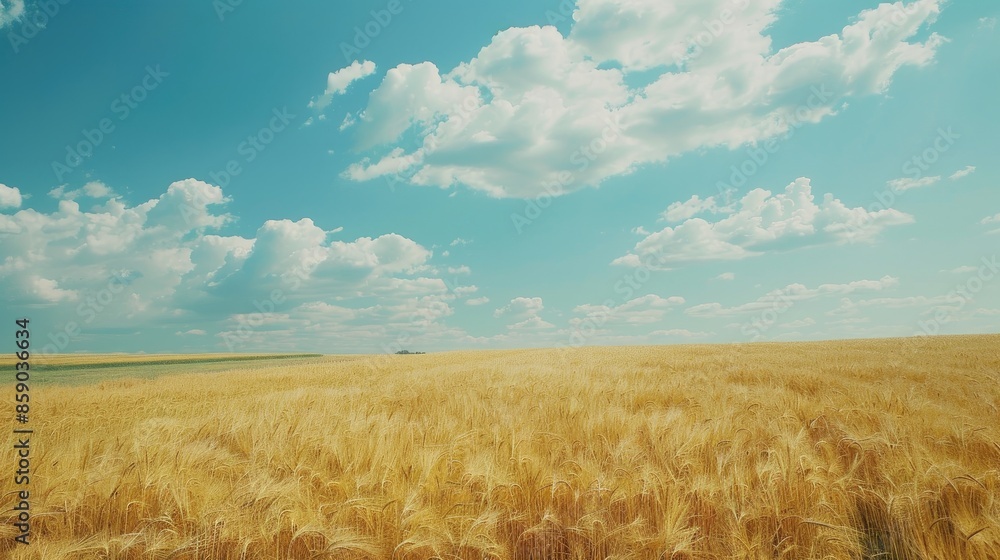 Appreciate the beauty of a flax field with empty space above Appreciate the beauty of a flax field with empty space above